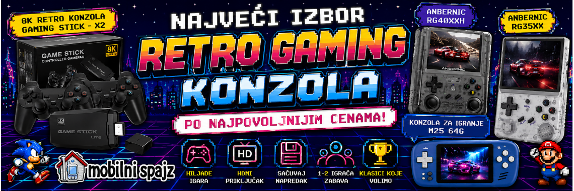 Retro Gaming Konzole 