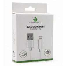 Data kabl Teracell Plus 2.4A za iPhone lightning beli 1.2m OEM Data kabl Teracell Plus 2.4A za iPhone lightning beli 1.2m OEM