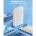 Back up baterija LDNIO PQ16 10000mAh, 15W wireless, sivo bela