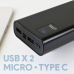 Power bank prenosiva baterija Oxpower PD22 20000mAh crna Power bank prenosiva baterija Oxpower PD22 20000mAh crna
