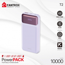 Power bank Prenosiva baterija Fantech T2 10000mAh QC, PD, 22.5W ljubicasti Power bank Prenosiva baterija Fantech T2 10000mAh QC, PD, 22.5W ljubicasti