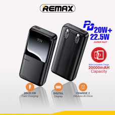 Power bank prenosiva baterija REMAX Cynlle Series RPP-680 PD 20W+QC 22.5W 20000mAh crni Power bank prenosiva baterija REMAX Cynlle Series RPP-680 PD 20W+QC 22.5W 20000mAh crni