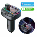 Bluetooth FM RGB Transmiter C14 QC3.0+PD crni