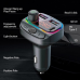 Bluetooth FM RGB Transmiter C14 QC3.0+PD crni