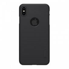 Maska Nillkin Super Frosted Shield za iPhone XS Max crna (sa otvorom za logo) Maska Nillkin Super Frosted Shield za iPhone XS Max crna (sa otvorom za logo)