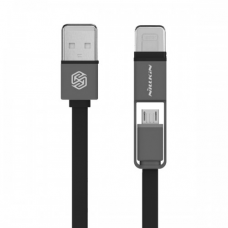 Nillkin USB cable Plus II 2u1 (Lightning/ Micro) 1,2m crni. Nillkin USB cable Plus II 2u1 (Lightning/ Micro) 1,2m crni.