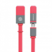 Nillkin USB cable Plus II 2u1 (Lightning/ Micro) 1,2m pink. Nillkin USB cable Plus II 2u1 (Lightning/ Micro) 1,2m pink.