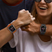 Silikonska narukvica za Apple Watch sa magnetom crno narandzasta 42/ 44/ 45/ 49 mm