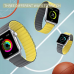 Silikonska narukvica za Apple Watch sa magnetom sivo bordo 38/ 40/ 41mm