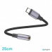 Adapter Pluginn AUX Z na Type C 0.25m crni Adapter Pluginn AUX Z na Type C 0.25m crni