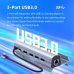 Adapter Type C JWD-TC58 na LAN, PD, HDMI, 3x USB 3.0 6 u 1 sivi Adapter Type C JWD-TC58 na LAN, PD, HDMI, 3x USB 3.0 6 u 1 sivi