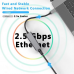 Adapter Type C - USB 3.0 JWD na 2.5Gbps Gigabitni LAN sivi Adapter Type C - USB 3.0 JWD na 2.5Gbps Gigabitni LAN sivi
