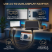 Adapter USB 3.0 JWD na HDMI, VGA, AUDIO, 3 u 1 crni Adapter USB 3.0 JWD na HDMI, VGA, AUDIO, 3 u 1 crni