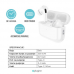 Bluetooth slusalice Pluginn Airbuds Pro bele