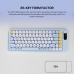 Combo mis tastatura wireless Fantech WK-898 GO mochi85 pink