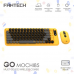 Combo mis tastatura wireless Fantech WK-898 GO mochi85 zuta Combo mis tastatura wireless Fantech WK-898 GO mochi85 zuta