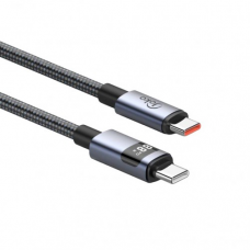 Data kabl KONFULON DL96, LCD Display, 100W, Type C na Type C 1m Data kabl KONFULON DL96, LCD Display, 100W, Type C na Type C 1m