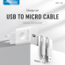 Kucni punjac KONFULON C69C+DL47 QC 18W, sa micro USB kablom beli 1m Kucni punjac KONFULON C69C+DL47 QC 18W, sa micro USB kablom beli 1m