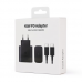 Kucni punjac PD Fast charger 45W za Samsung sa PD Type C kablom CE crni