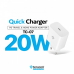 Kucni punjac Teracell Evolution TC-07 PD Fast charging 20W sa PD type C kablom beli CE Kucni punjac Teracell Evolution TC-07 PD Fast charging 20W sa PD type C kablom beli CE
