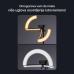 LED ring lampa multifinkcionalna sa postoljem crna LED ring lampa multifinkcionalna sa postoljem crna