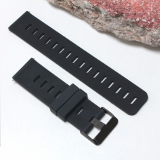 Narukvica trendy za smart watch 22mm crna kopca crna