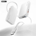 Power bank prenosiva baterija REMAX FCP-25 Fast Charging 22.5W(teleskopski kabl) Type-C 10000mAh beli