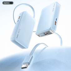 Power bank prenosiva baterija REMAX FCP-25 Fast Charging 22.5W(teleskopski kabl) Type-C 10000mAh plavi Power bank prenosiva baterija REMAX FCP-25 Fast Charging 22.5W(teleskopski kabl) Type-C 10000mAh plavi