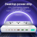 Produzni kabl LDNIO SC3 10-IN-1 3 uticnice 4xPD 3xUSB GaN 65W Total Power 100W 2m Produzni kabl LDNIO SC3 10-IN-1 3 uticnice 4xPD 3xUSB GaN 65W Total Power 100W 2m