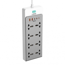 Produzni kabl LDNIO SC4 13-IN-1 8 uticnica 2xPD 2xUSB 1xLightning GaN 65W 2m