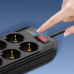 Produzni kabl LDNIO SE6403C 6 uticnica 2X USB,2X PD 2m crni Produzni kabl LDNIO SE6403C 6 uticnica 2X USB,2X PD 2m crni