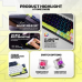 Tastatura Mehanicka Gaming Fantech MK874V2 RGB Atom 63 Mori White (taro switch)