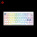 Tastatura Mehanicka Gaming Fantech MK921 Maxfit 8 Wireless white white switch Tastatura Mehanicka Gaming Fantech MK921 Maxfit 8 Wireless white white switch