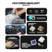 Tastatura Mehanicka Gaming Fantech MK921 Maxfit 8 Wireless white white switch Tastatura Mehanicka Gaming Fantech MK921 Maxfit 8 Wireless white white switch