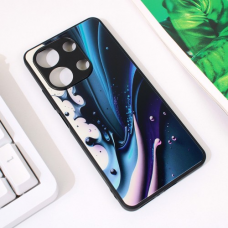 Futrola Abstract za Xiaomi Redmi Note 13 4G tamno plava