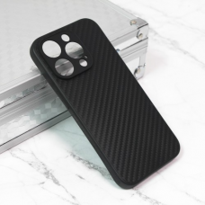 Futrola Carbon fiber za iPhone 15 Pro 6.1 crna Futrola Carbon fiber za iPhone 15 Pro 6.1 crna