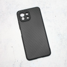Futrola Carbon fiber za Xiaomi Mi 11 Lite crna Futrola Carbon fiber za Xiaomi Mi 11 Lite crna