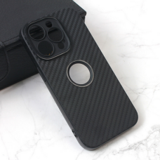 Futrola Carbon Stripe za iPhone 15 Pro 6.1 crna Futrola Carbon Stripe za iPhone 15 Pro 6.1 crna
