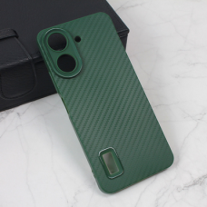 Futrola Carbon Stripe za Xiaomi Redmi 13C zelena Futrola Carbon Stripe za Xiaomi Redmi 13C zelena