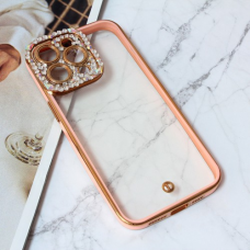 Futrola Cirkon Camera za iPhone 15 Pro Max 6.7 roze Futrola Cirkon Camera za iPhone 15 Pro Max 6.7 roze