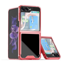 Futrola Clear TPU za Samsung Z Flip 5 crvena