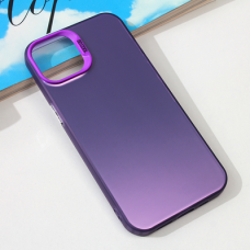 Futrola Clear za iPhone 15 6.1 ljubicasta