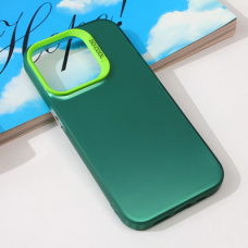 Futrola Clear za iPhone 15 Pro 6.1 zelena