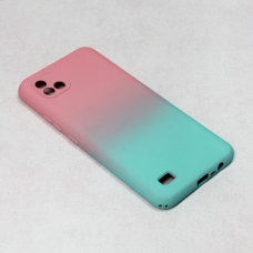 Futrola Double Color za Realme C11 (2021)/C20 roze-mint Futrola Double Color za Realme C11 (2021)/C20 roze-mint