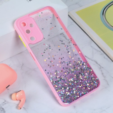 Futrola Frame Glitter za Samsung A145R/A146B Galaxy A14 4G/5G roze Futrola Frame Glitter za Samsung A145R/A146B Galaxy A14 4G/5G roze