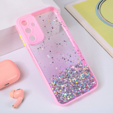 Futrola Frame Glitter za Samsung A156 Galaxy A15 5G roze Futrola Frame Glitter za Samsung A156 Galaxy A15 5G roze