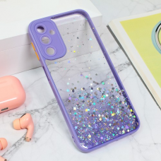 Futrola Frame Glitter za Samsung A245F Galaxy A24 4G ljubicasta Futrola Frame Glitter za Samsung A245F Galaxy A24 4G ljubicasta