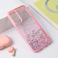 Futrola Frame Glitter za Samsung A256B Galaxy A25 roze Futrola Frame Glitter za Samsung A256B Galaxy A25 roze