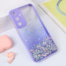 Futrola Frame Glitter za Samsung A356B Galaxy A35 5G ljubicasta Futrola Frame Glitter za Samsung A356B Galaxy A35 5G ljubicasta