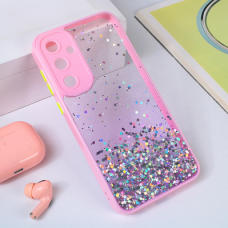 Futrola Frame Glitter za Samsung A356B Galaxy A35 5G roze Futrola Frame Glitter za Samsung A356B Galaxy A35 5G roze